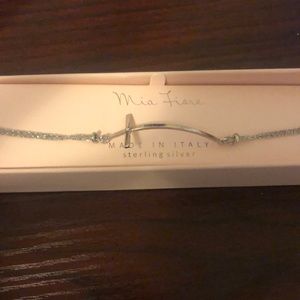 Sterling Silver Mia Fiore Cross Bracelet